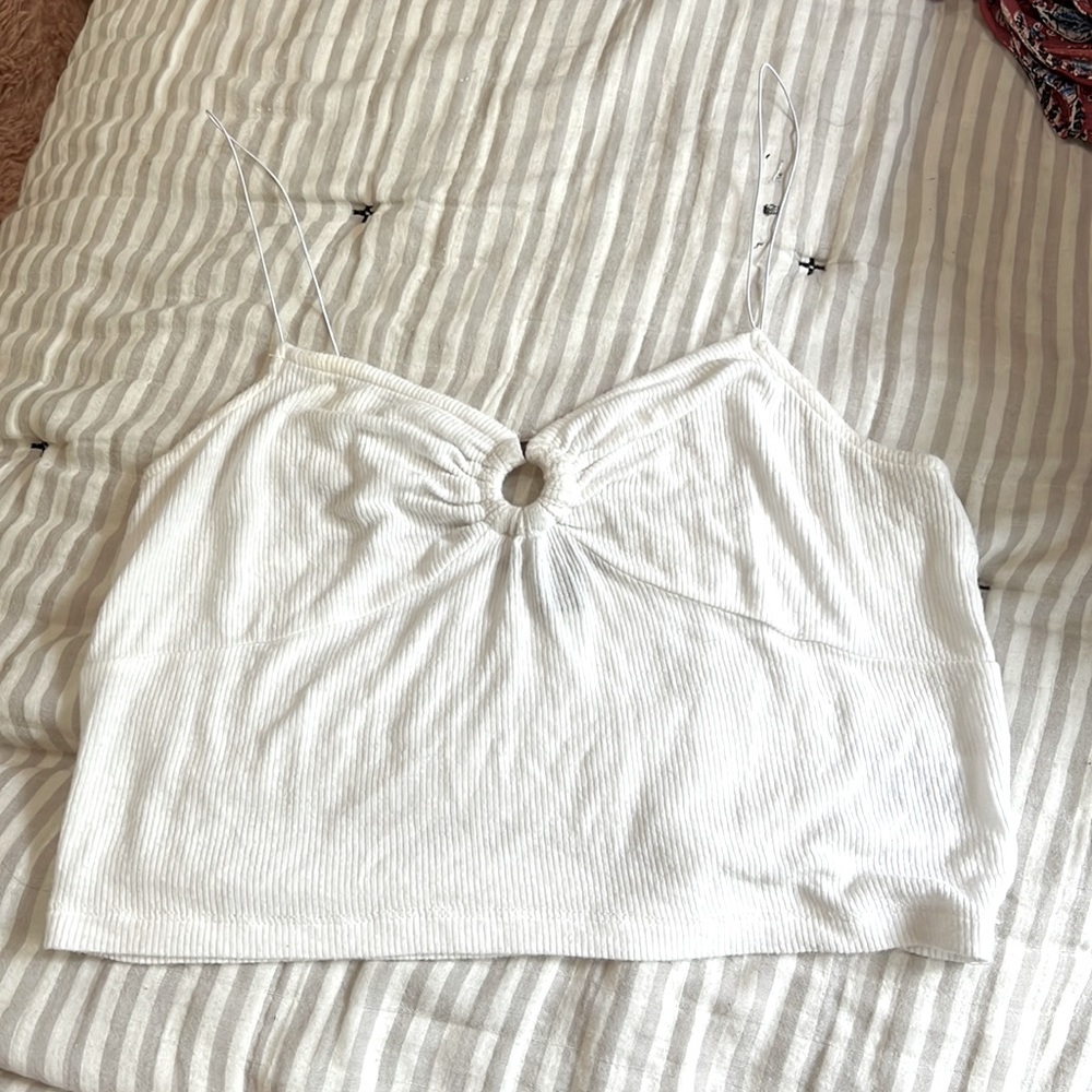 White tank top